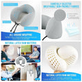 Travel Pillow, Natural Latex Neck Pillow, Comfortable Airplane Travel Pillow, Supports and Neck, Essential Long Distance Travel,